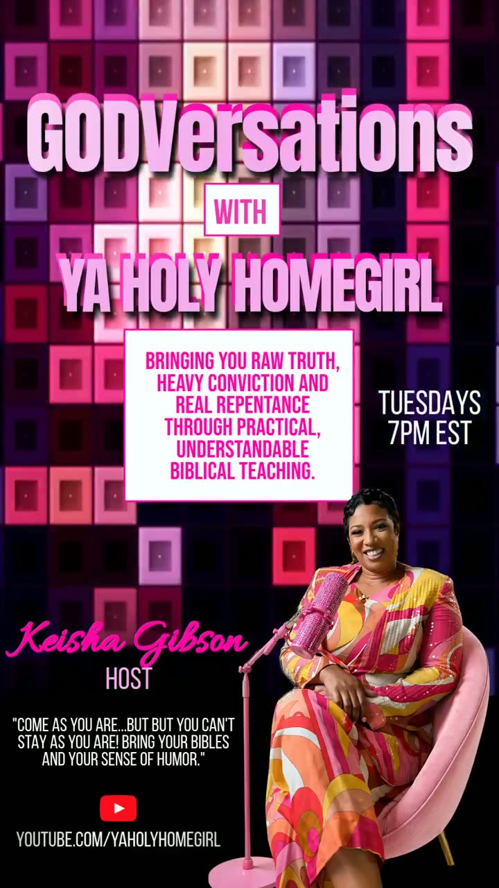 GODVersations with Ya Holy Homegirl podcast promotional video