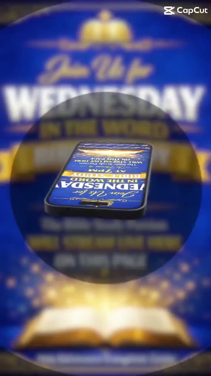 Wednesday Bible Study animated promotional video for Holy Deliverance Evangelistic Center